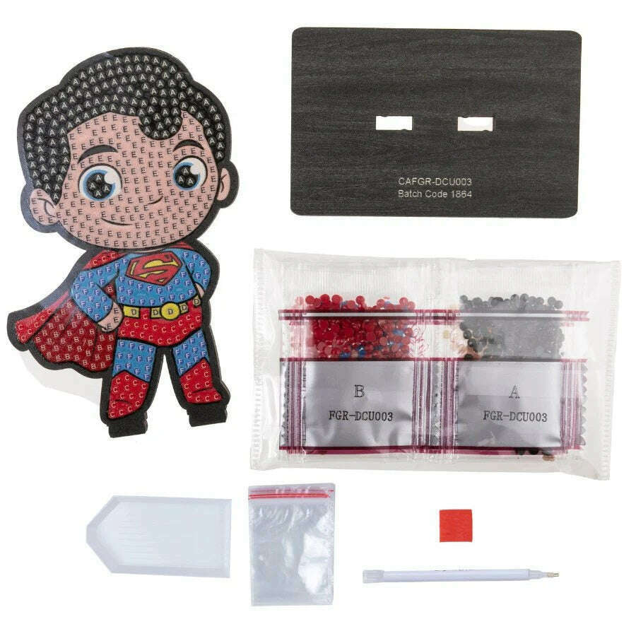 Toys N Tuck:Crystal Art Buddies Series 3 DC - Superman,Crystal Art