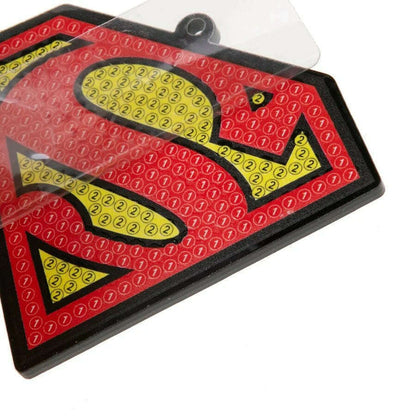 Toys N Tuck:Crystal Art Bag Charms DC - Superman Logo,Crystal Art