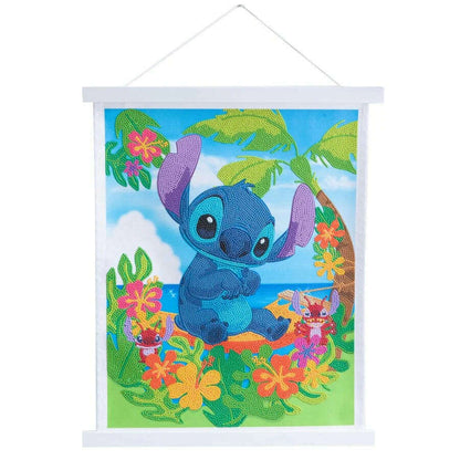 Toys N Tuck:Crystal Art Disney Scroll Kit - Stitch,Crystal Art