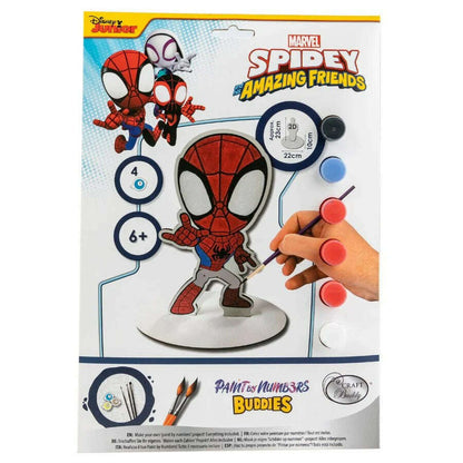 Toys N Tuck:Paint By Numbers Marvel Buddies - Spider-Man,Paint By Numbers