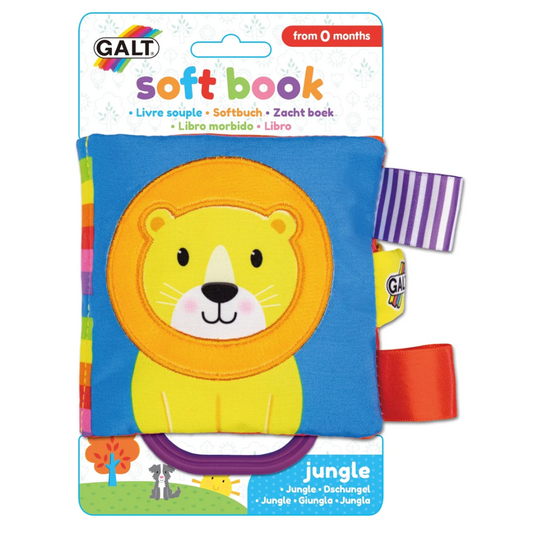 Toys N Tuck:Galt Soft Book Jungle,Galt