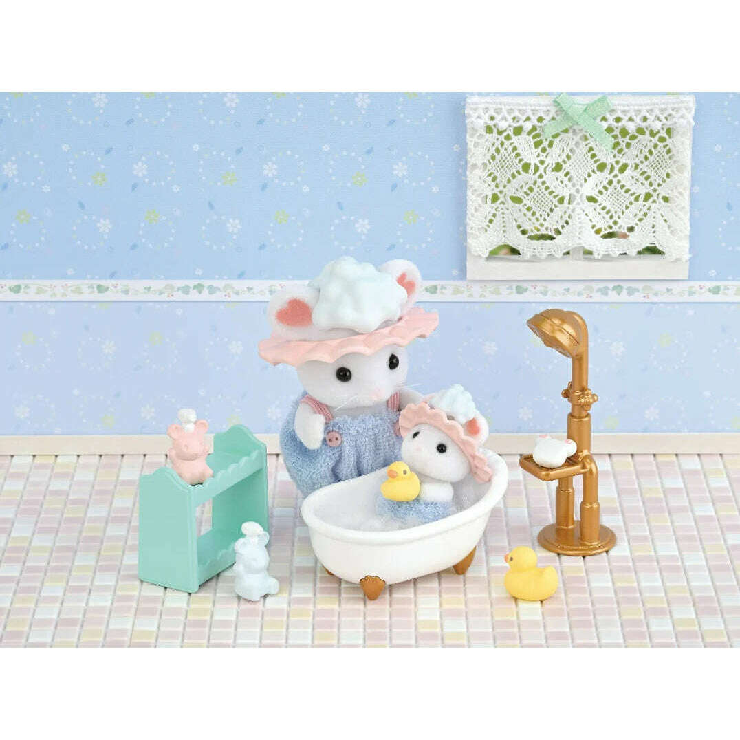 Toys N Tuck:Sylvanian Families Bath Time Bubble Siblings,Sylvanian Families