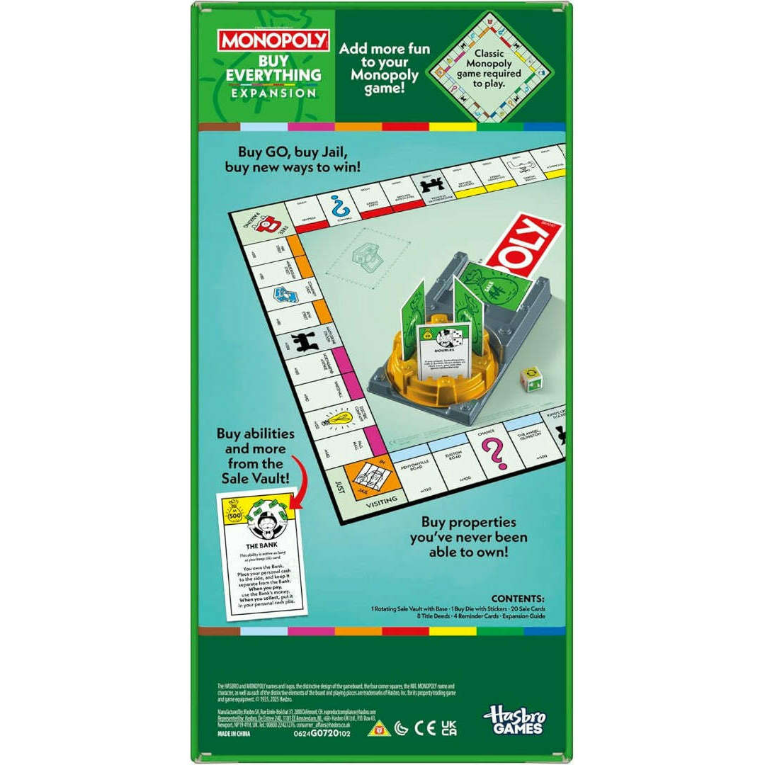 Toys N Tuck:Monopoly Expansion Buy Everything,Hasbro Games