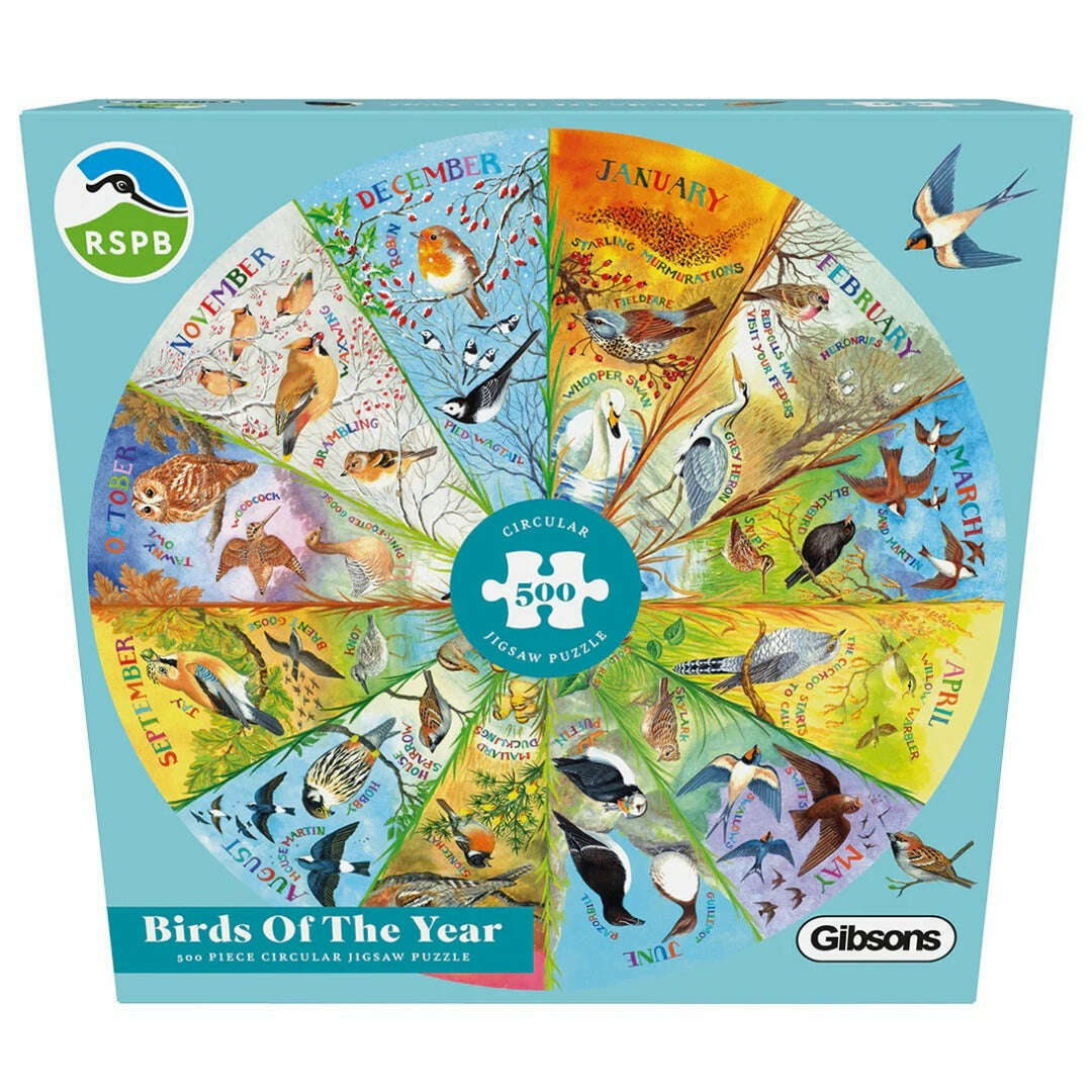 Toys N Tuck:Gibsons 500 Piece Puzzle Birds Of The Year,Gibsons