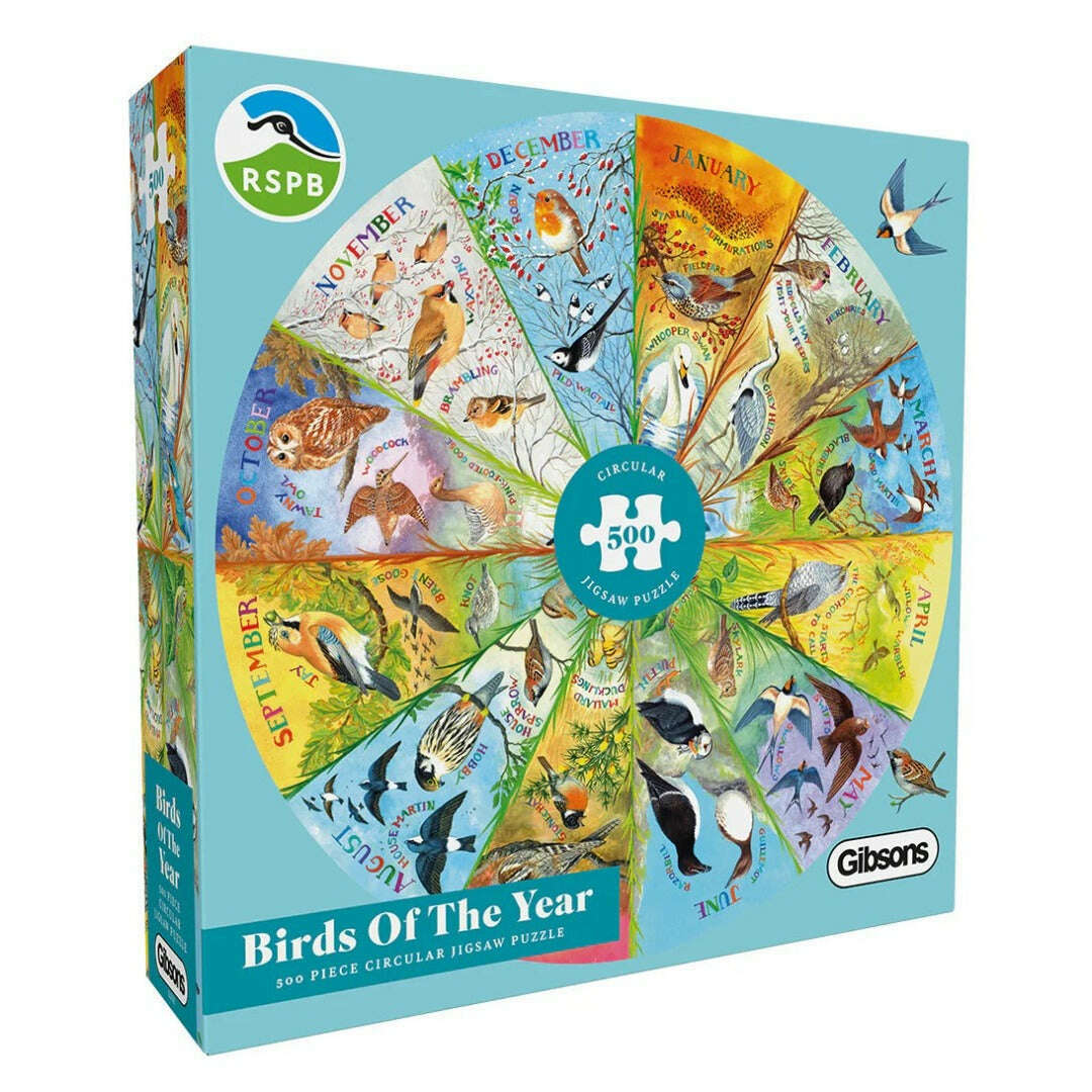 Toys N Tuck:Gibsons 500 Piece Puzzle Birds Of The Year,Gibsons