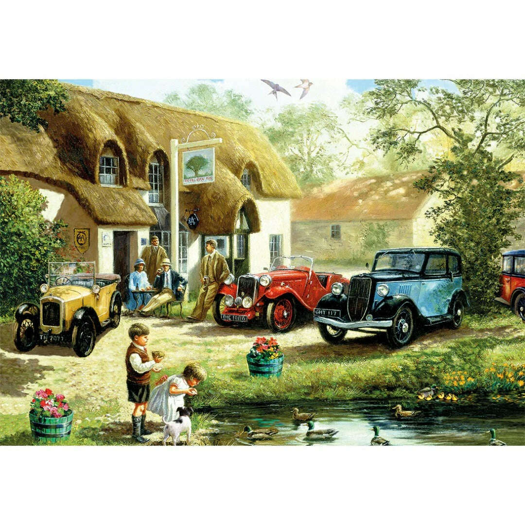 Toys N Tuck:Gibsons 500 Piece Puzzle Feeding The Ducks,Gibsons