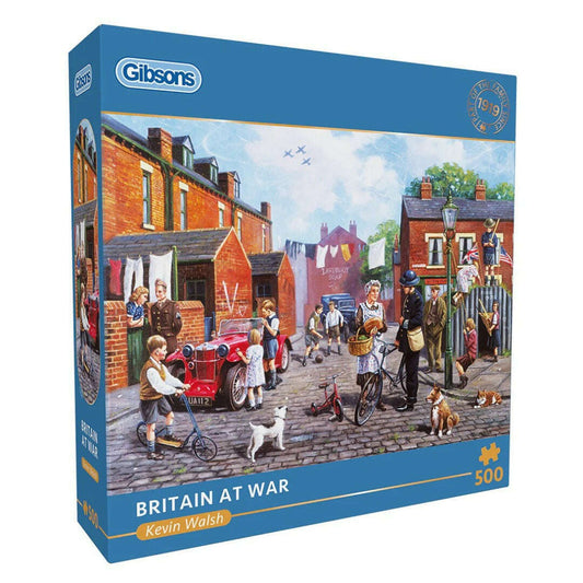 Toys N Tuck:Gibsons 500 Piece Puzzle Britain At War,Gibsons