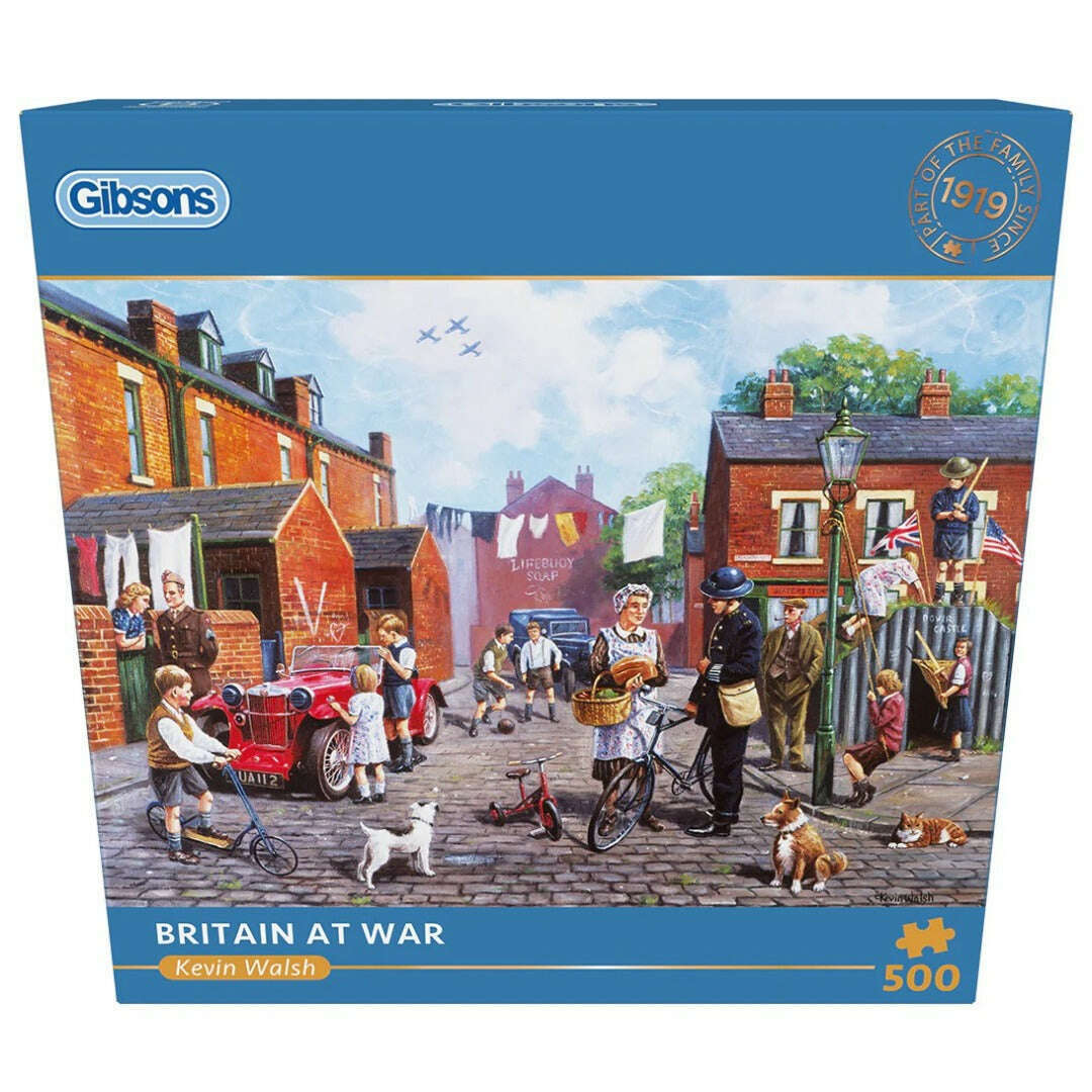 Toys N Tuck:Gibsons 500 Piece Puzzle Britain At War,Gibsons