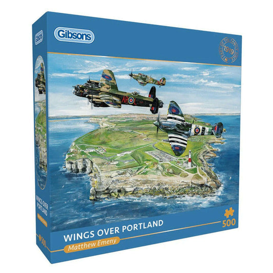 Toys N Tuck:Gibsons 500 Piece Puzzle Wings Over Portland,Gibsons