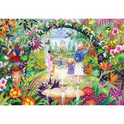 Toys N Tuck:Gibsons 500 Piece Puzzle Botanical Blooms,Gibsons