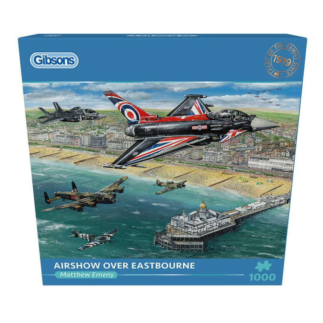 Toys N Tuck:Gibsons 1000 Piece Puzzle Airshow Over Eastbourne,Gibsons