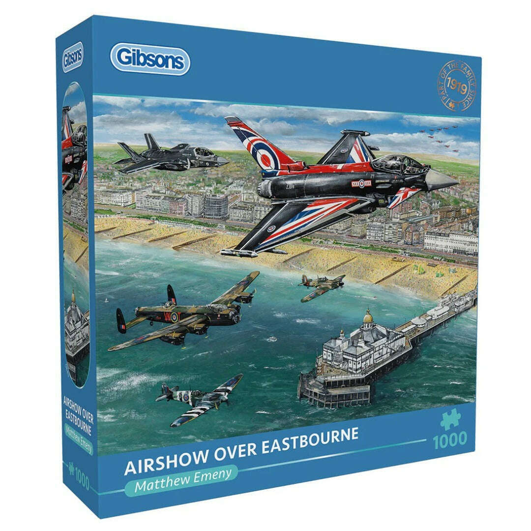 Toys N Tuck:Gibsons 1000 Piece Puzzle Airshow Over Eastbourne,Gibsons