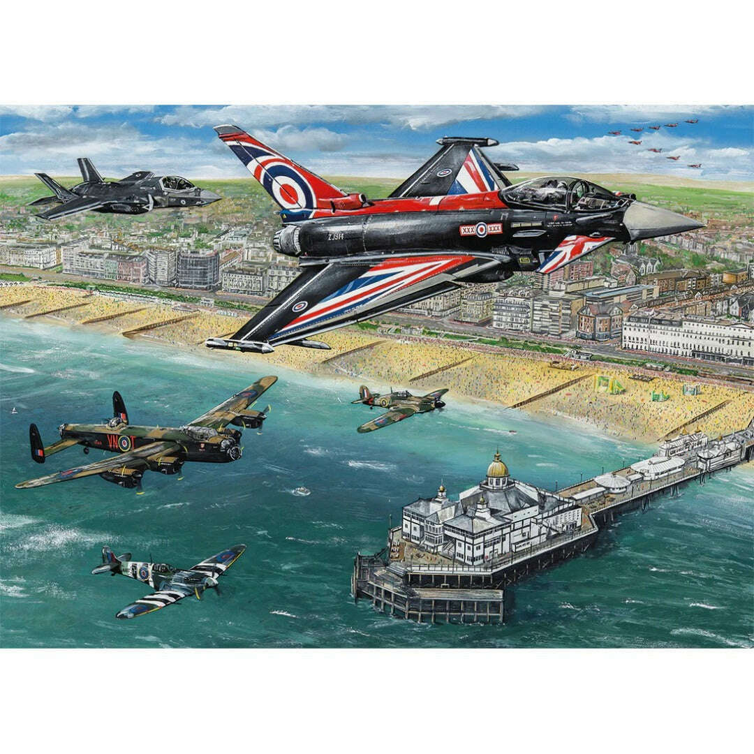 Toys N Tuck:Gibsons 1000 Piece Puzzle Airshow Over Eastbourne,Gibsons