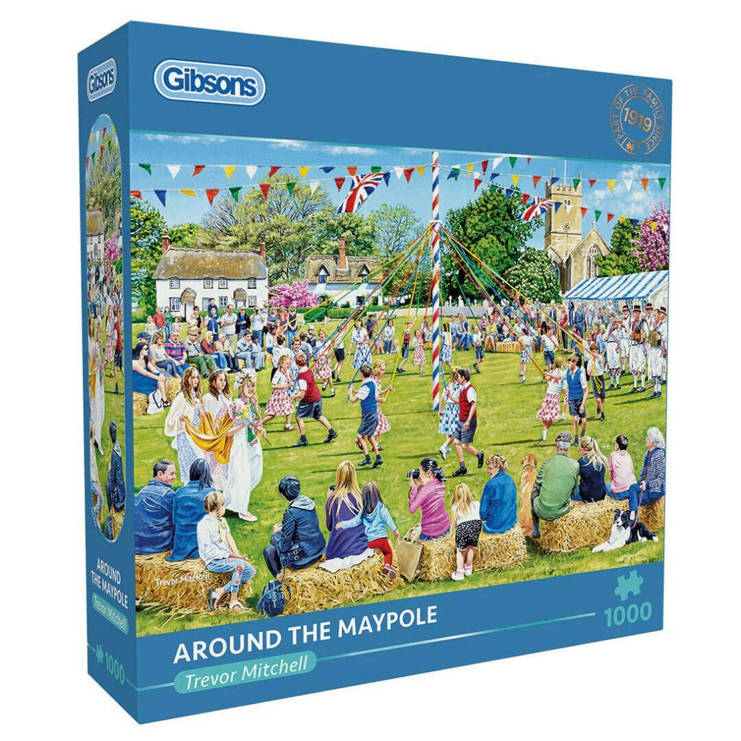 Toys N Tuck:Gibsons 1000 Piece Puzzle Around The Maypole,Gibsons