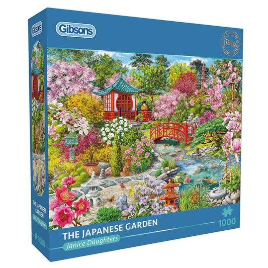 Toys N Tuck:Gibsons 1000 Piece Puzzle The Japanese Garden,Gibsons