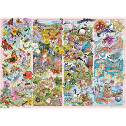 Toys N Tuck:Gibsons 1000 Piece Puzzle Curious Creatures,Gibsons