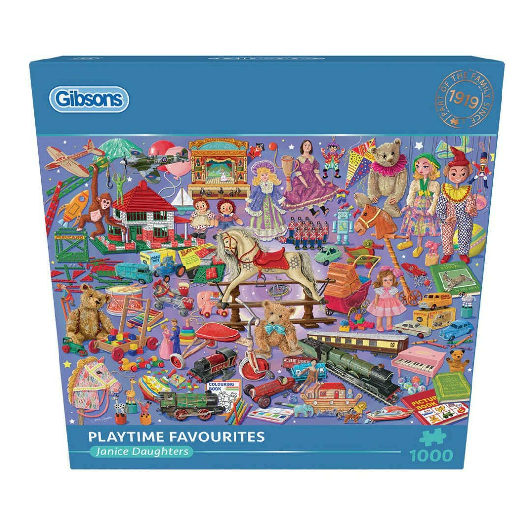 Toys N Tuck:Gibsons 1000 Piece Puzzle Playtime Favourites,Gibsons