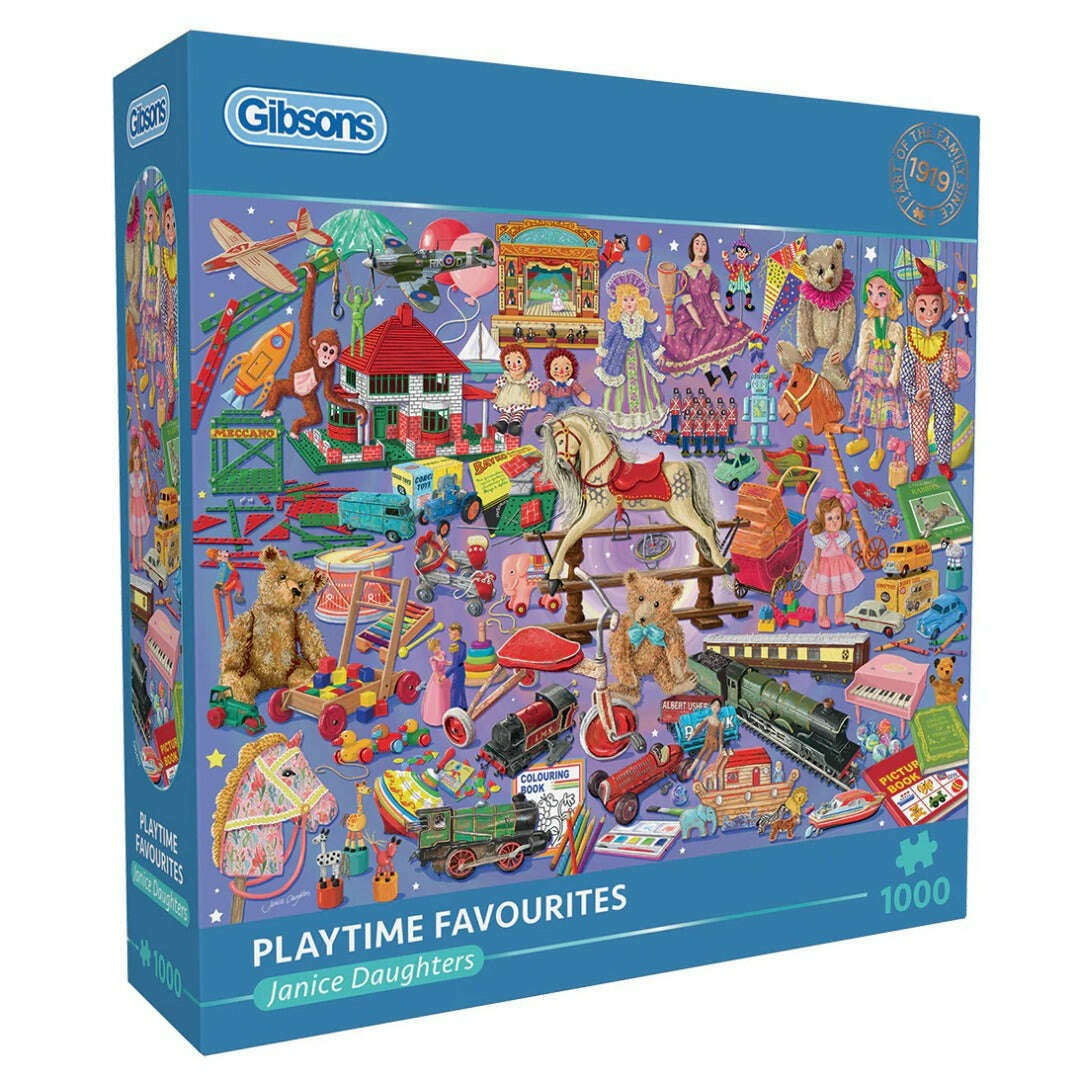 Toys N Tuck:Gibsons 1000 Piece Puzzle Playtime Favourites,Gibsons