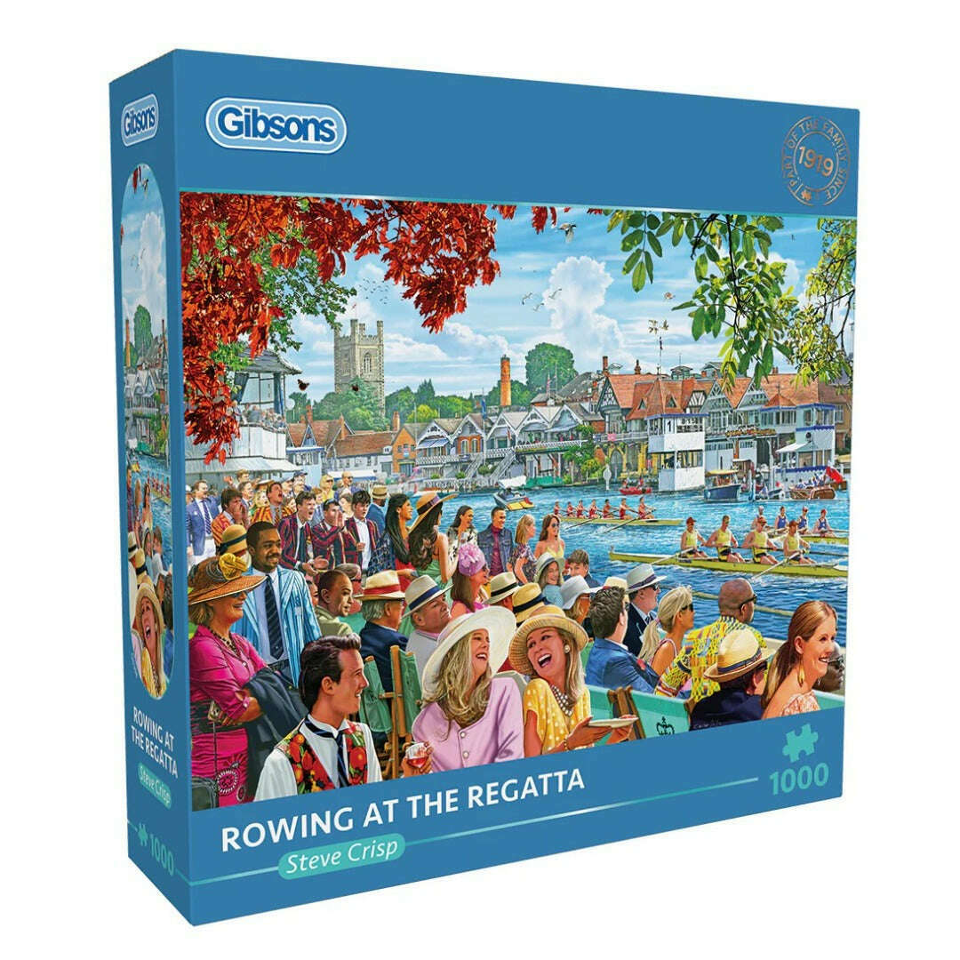 Toys N Tuck:Gibsons 1000 Piece Puzzle Rowing At The Regatta,Gibsons