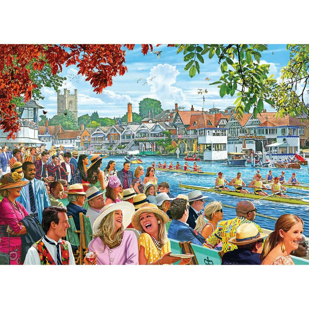 Toys N Tuck:Gibsons 1000 Piece Puzzle Rowing At The Regatta,Gibsons