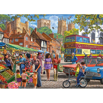 Toys N Tuck:Gibsons 1000 Piece Puzzle York Market,Gibsons