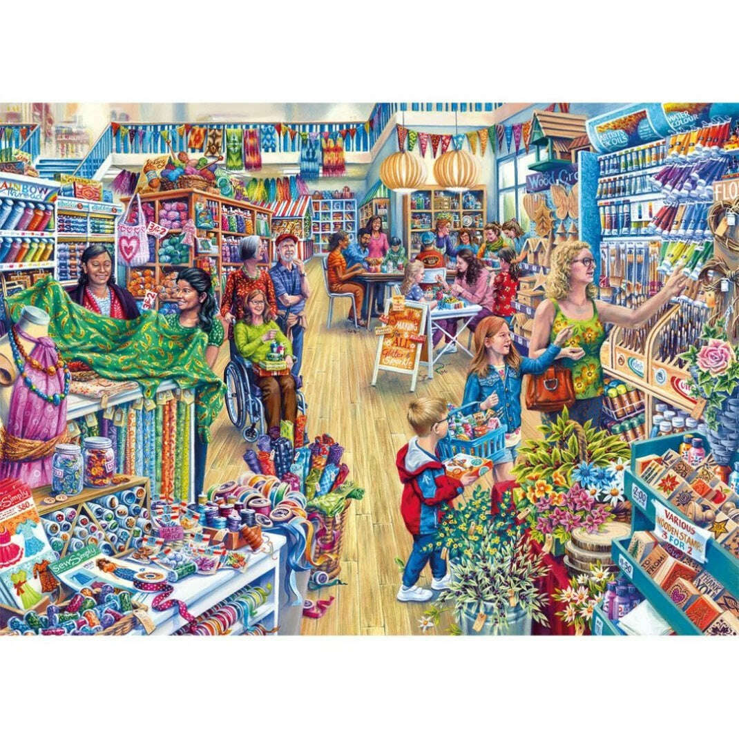 Toys N Tuck:Gibsons 1000 Piece Puzzle Crafter's Paradise,Gibsons