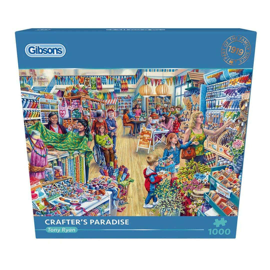 Toys N Tuck:Gibsons 1000 Piece Puzzle Crafter's Paradise,Gibsons