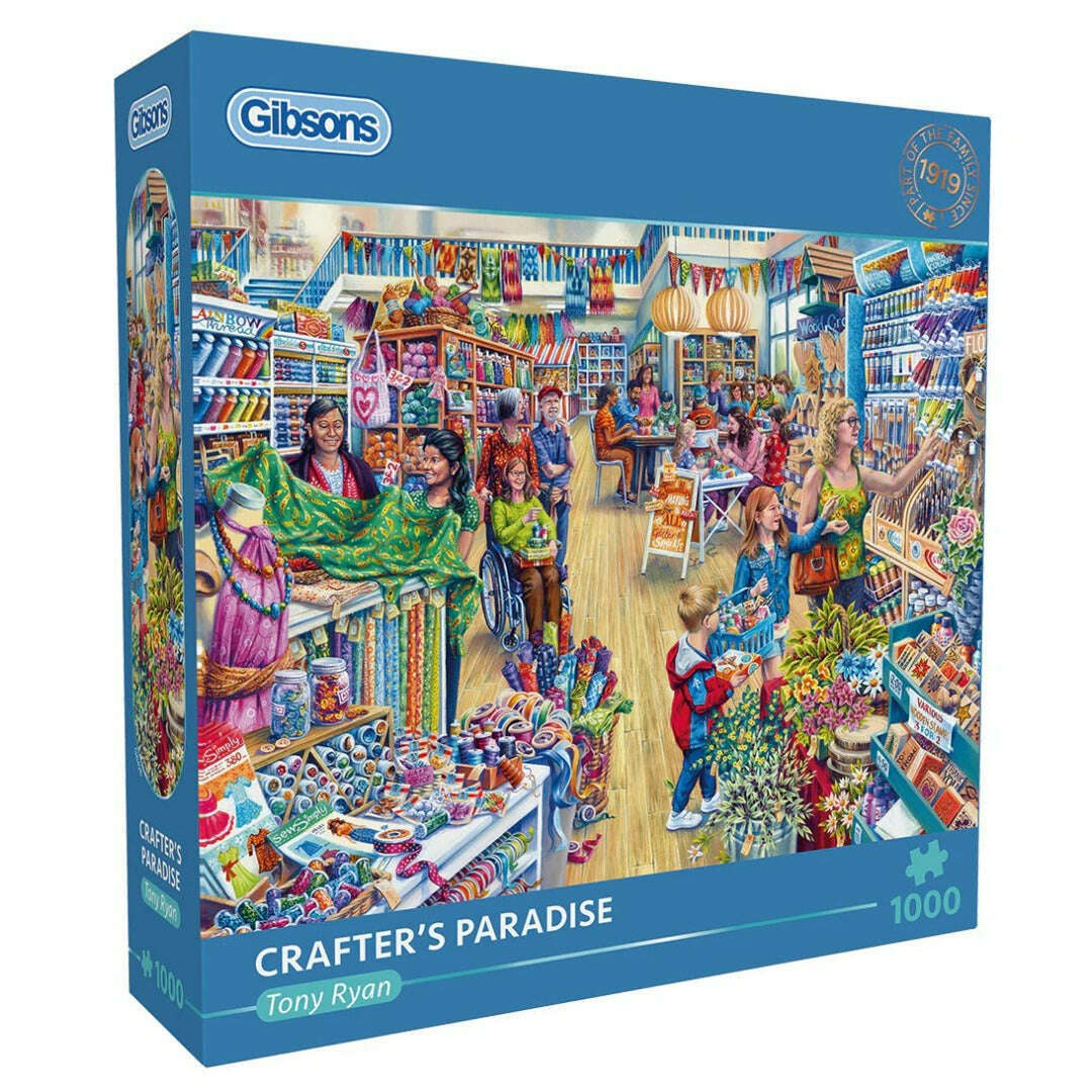 Toys N Tuck:Gibsons 1000 Piece Puzzle Crafter's Paradise,Gibsons