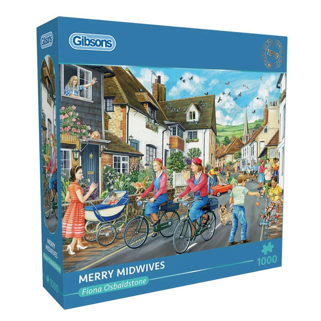 Toys N Tuck:Gibsons 1000 Piece Puzzle Merry Midwives,Gibsons