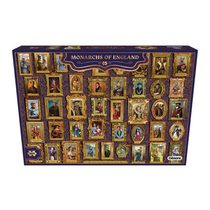 Toys N Tuck:Gibsons 1000 Piece Puzzle Monarchs Of England,Gibsons