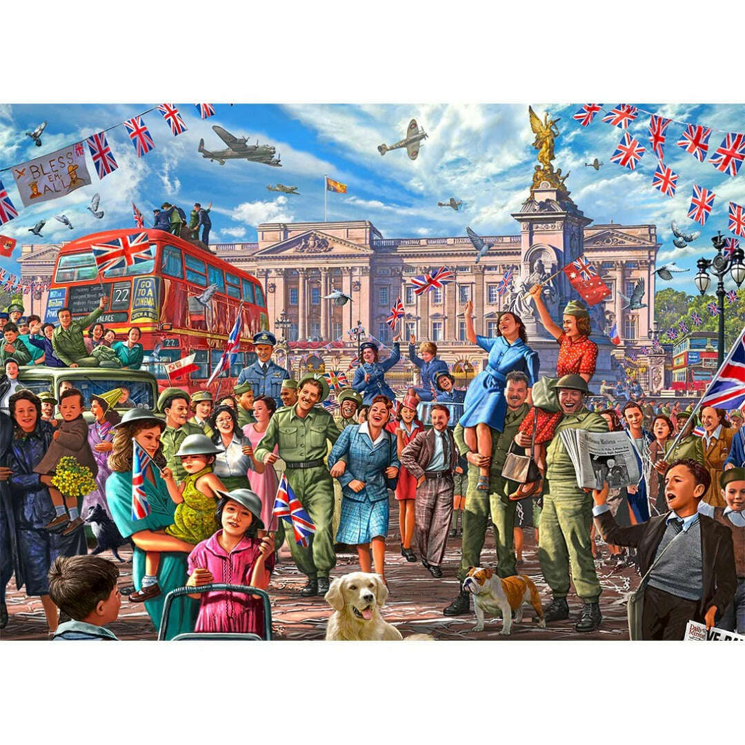 Toys N Tuck:Gibsons 1000 Piece Puzzle Final Days Of War,Gibsons