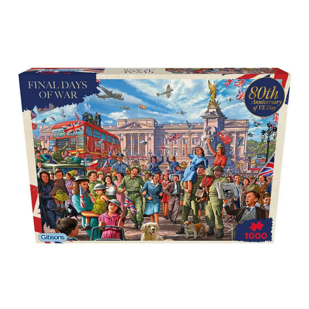 Toys N Tuck:Gibsons 1000 Piece Puzzle Final Days Of War,Gibsons