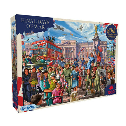 Toys N Tuck:Gibsons 1000 Piece Puzzle Final Days Of War,Gibsons