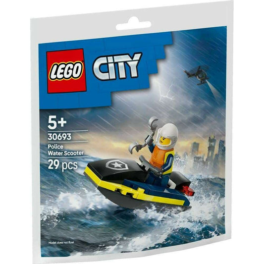 Toys N Tuck:Lego 30693 City Police Water Scooter Paperbag Set,Lego City