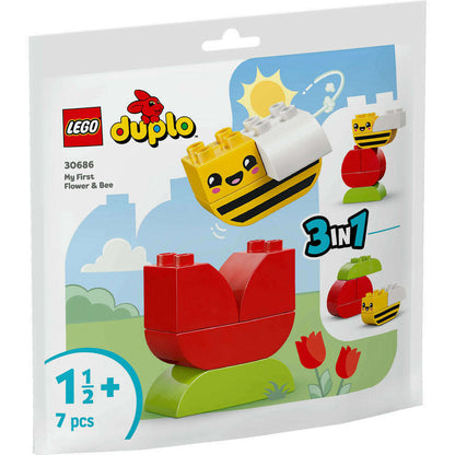 Toys N Tuck:Lego 30686 Duplo My First Flower & Bee Paperbag Set,Lego Duplo