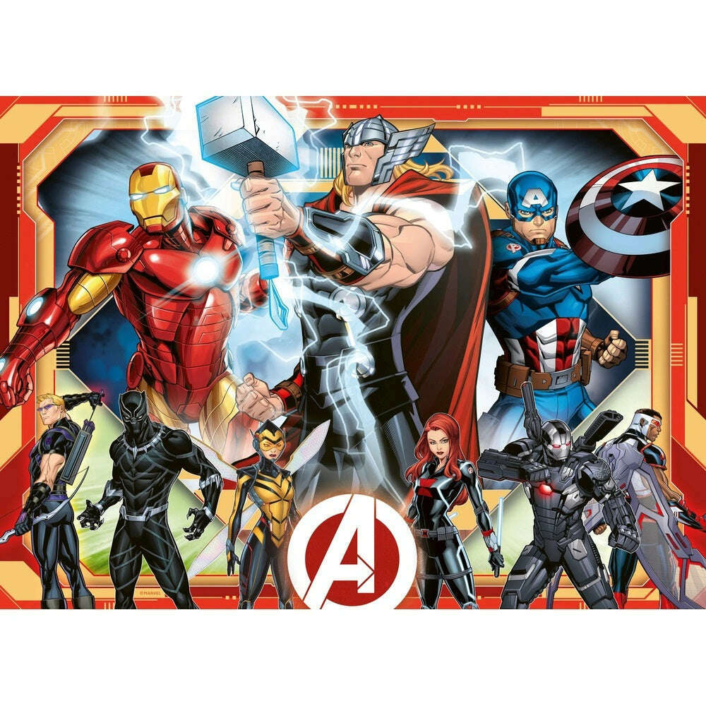 Toys N Tuck:Ravensburger 4 x 100pc Puzzles Marvel Avengers,Ravensburger