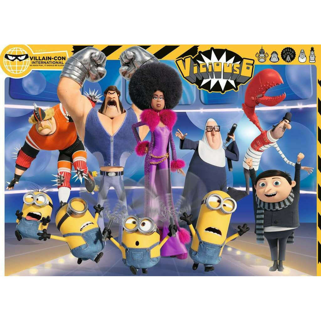 Toys N Tuck:Ravensburger 4 x 100pc Puzzles Minions The Rise Of Gru,Ravensburger