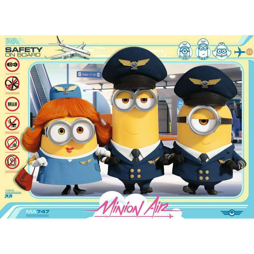 Toys N Tuck:Ravensburger 4 x 100pc Puzzles Minions The Rise Of Gru,Ravensburger