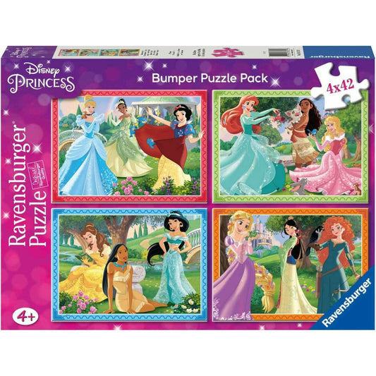 Toys N Tuck:Ravensburger 4 x 42pc Puzzles Disney Princess,Ravensburger