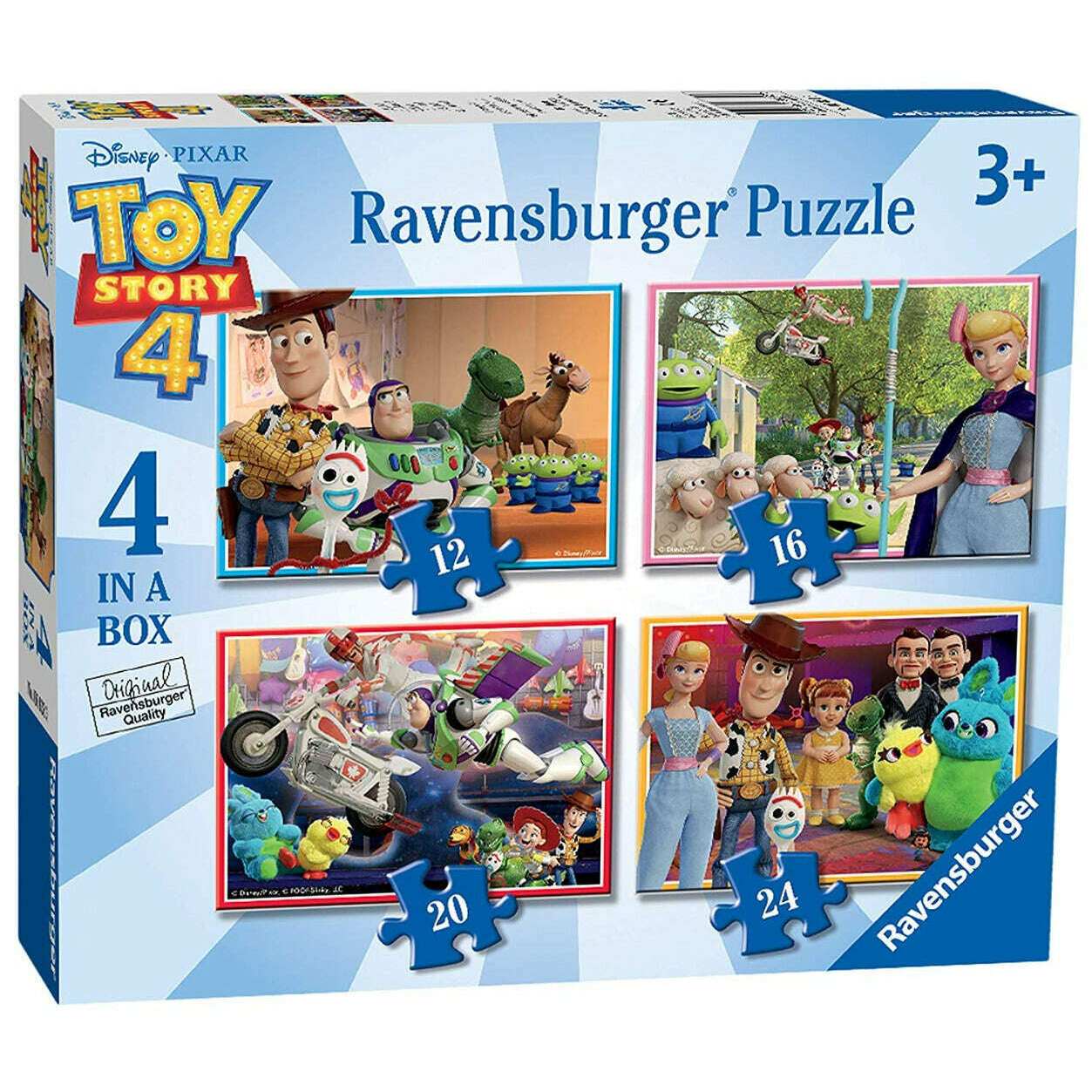 Toys N Tuck:Ravensburger 4 Puzzles in a Box Toy Story 4,Ravensburger