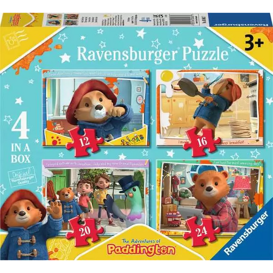 Toys N Tuck:Ravensburger 4 Puzzles in a Box The Adventures Of Paddington,Ravensburger