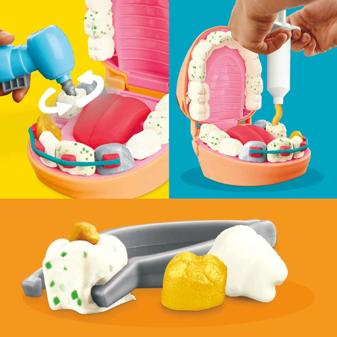 Toys N Tuck:Play-Doh Drill & Fill Dentist,Play-Doh