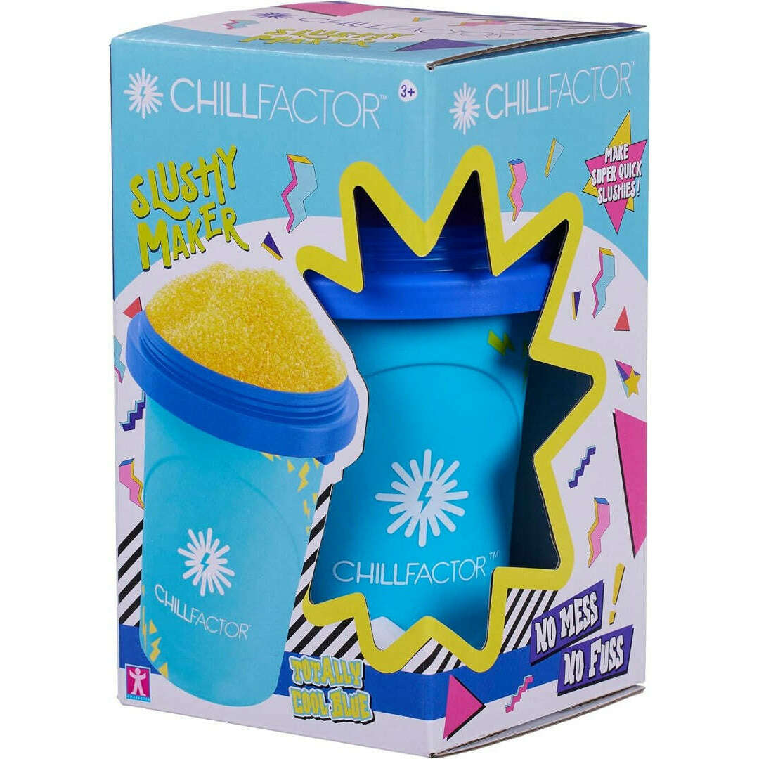 Toys N Tuck:ChillFactor Colour Shock Slushy Maker - Totally Cool Blue,Chillfactor