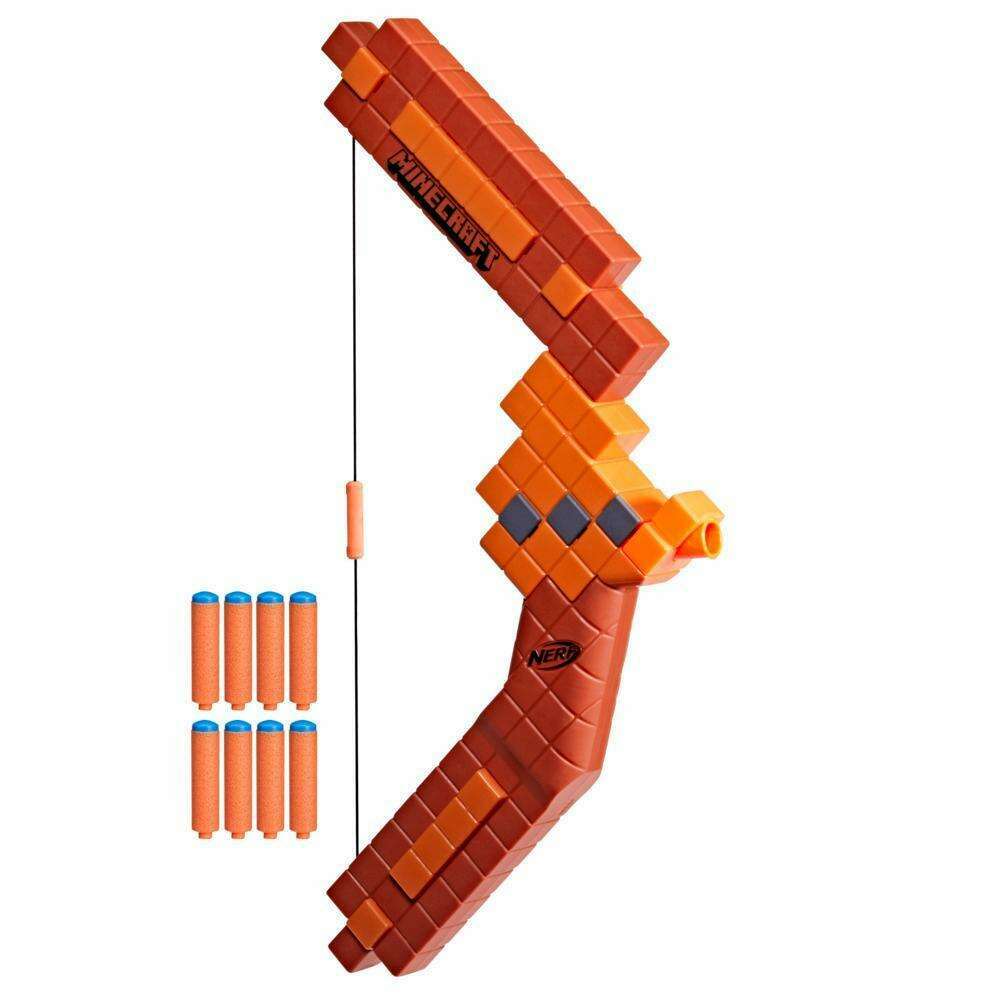 Toys N Tuck:Nerf Minecraft Bow Dart Blaster,Nerf