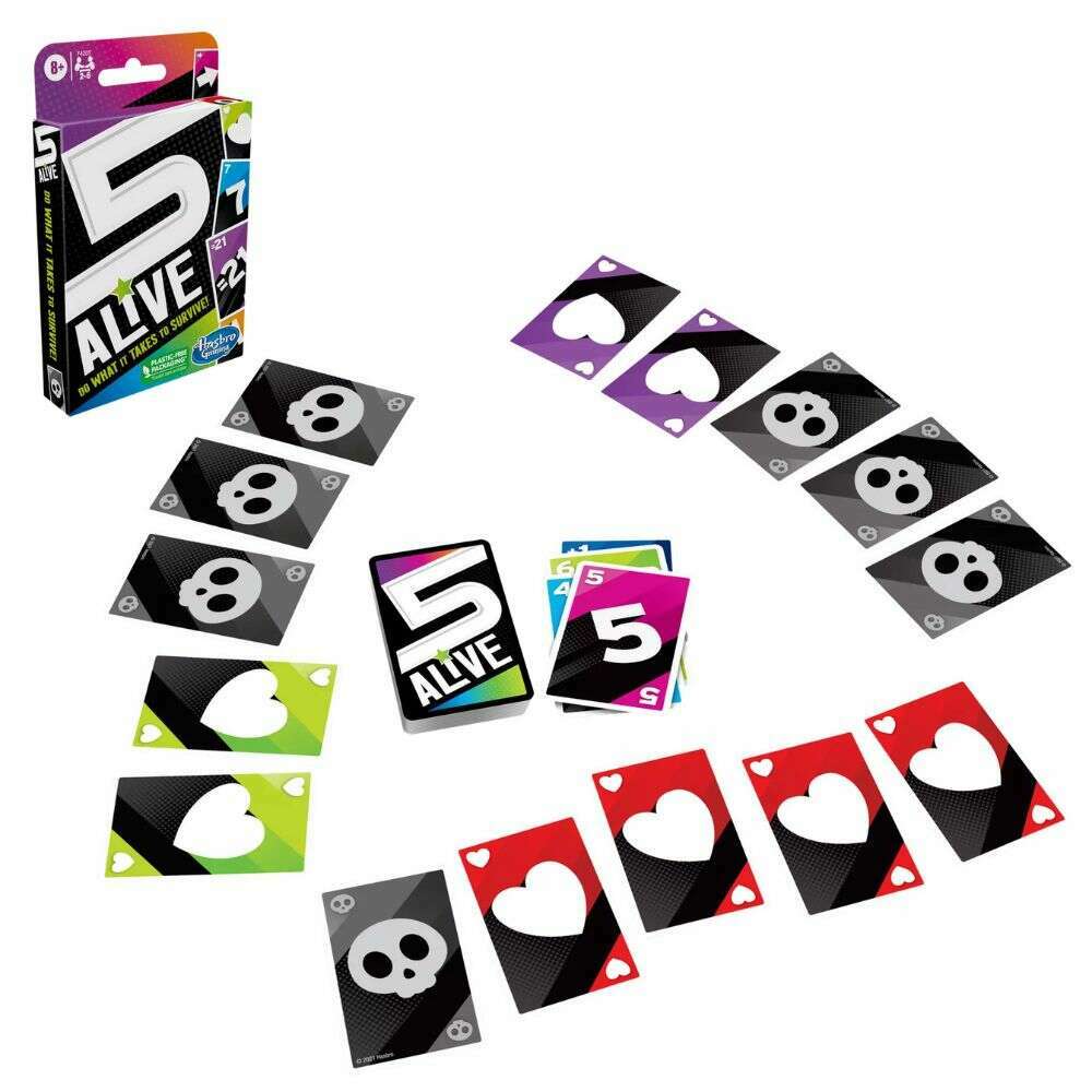 Toys N Tuck:5 Alive Card Game,Hasbro