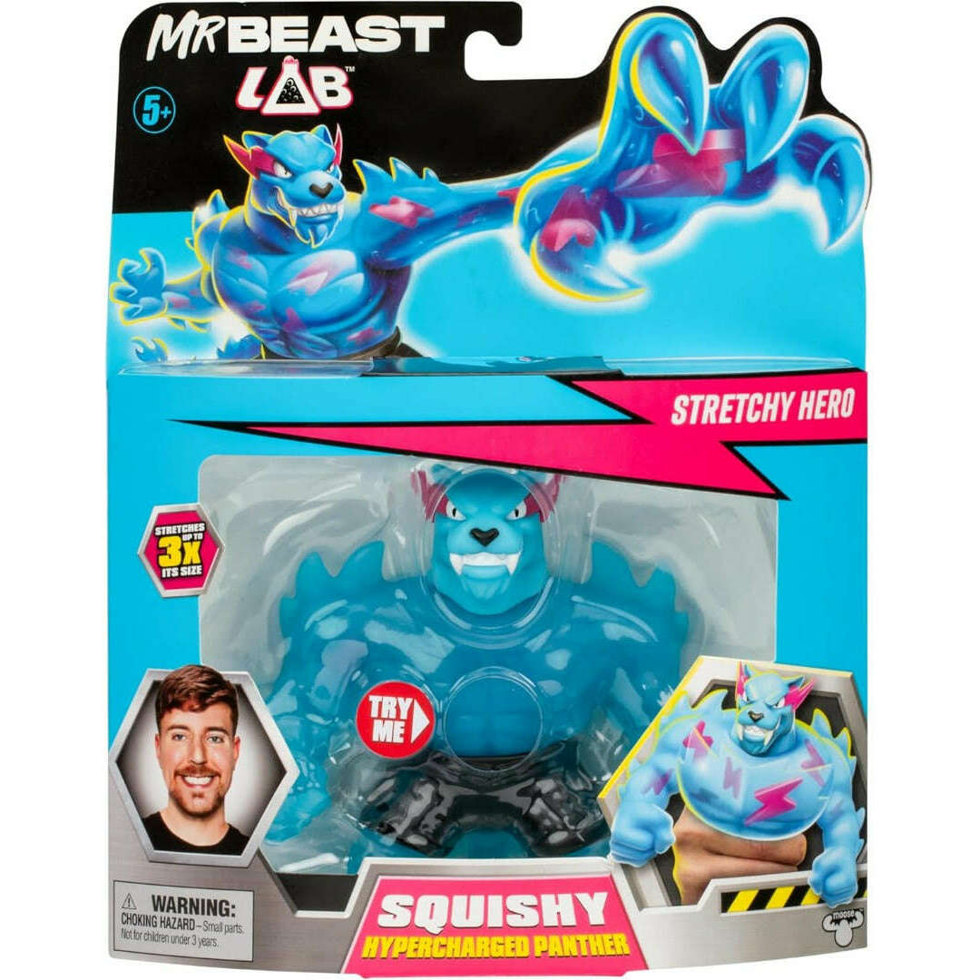 Toys N Tuck:MrBeast Lab Stretchy Hero Hypercharged Panther,MrBeast