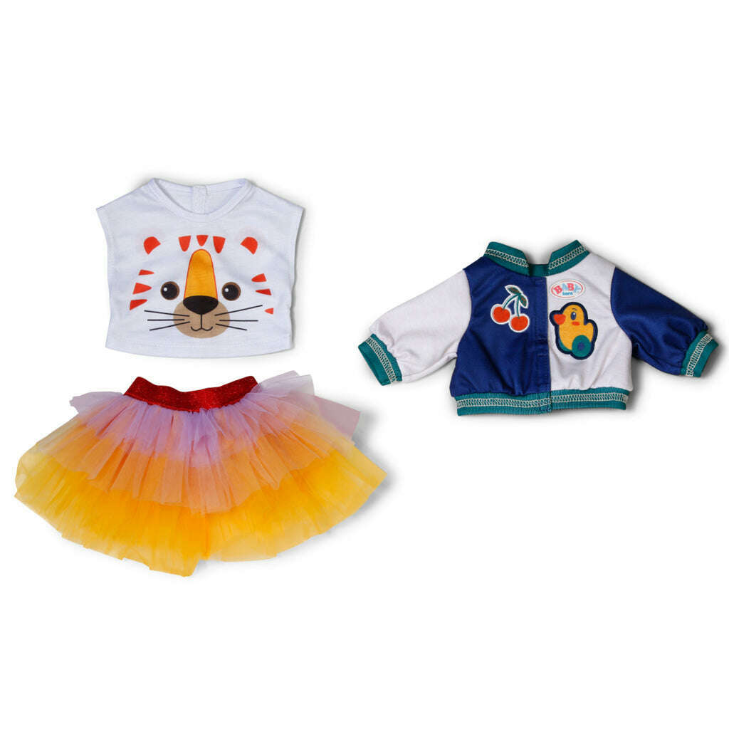 Toys N Tuck:Baby Born Tutu And College Jacket,Baby Born