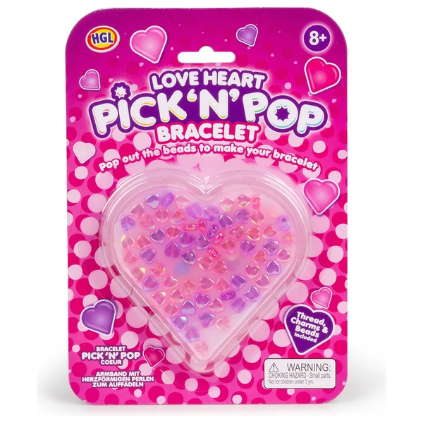 Toys N Tuck:Love Heart Pick N Pop Bracelet,HGL