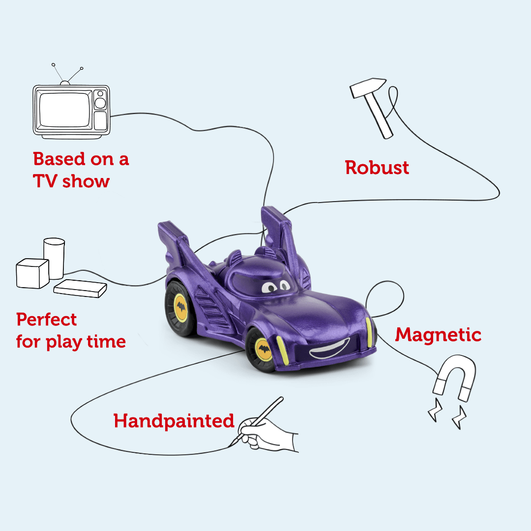 Toys N Tuck:Tonies Audio Character DC Batwheels,Tonies