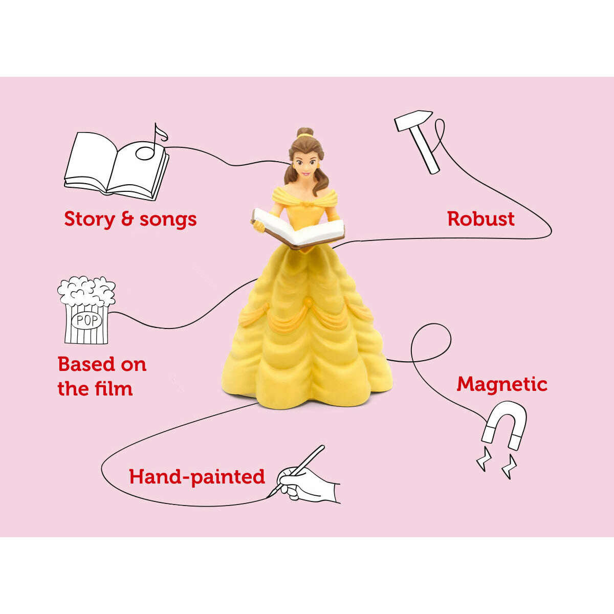 Toys N Tuck:Tonies Audio Character Disney Beauty And The Beast Belle,Tonies